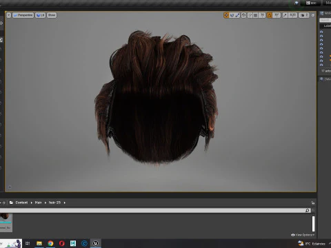 リアルなヘアマン ゲーム カード 3Dモデル