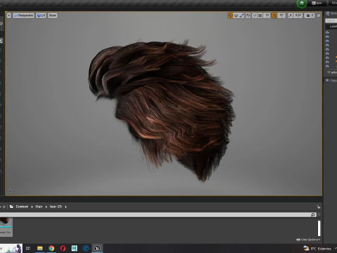 リアルなヘアマン ゲーム カード 3Dモデル
