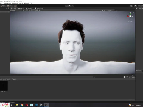 リアルなヘアマン ゲーム カード 3Dモデル