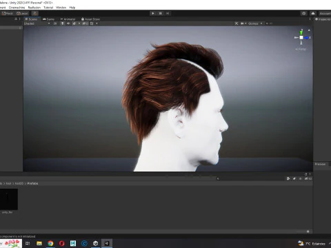 リアルなヘアマン ゲーム カード 3Dモデル