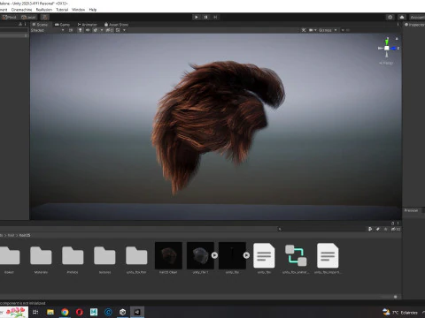 リアルなヘアマン ゲーム カード 3Dモデル