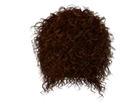 Realistic Hair man afro 3D Model