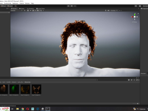 Realistic Hair man afro 3Dモデル