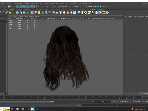 Realistic Long Hair Man 3D Model