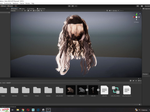 Realistic Long Hair Man Model 3D