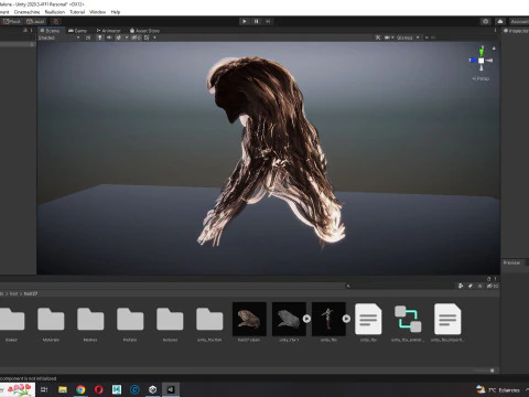 Realistic Long Hair Man 3D Model