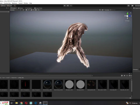 Realistic Long Hair Man 3D Model
