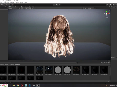 Realistic Long Hair Man 3D Model