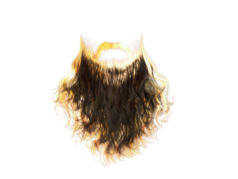 Realistic Full Beard 3Dモデル