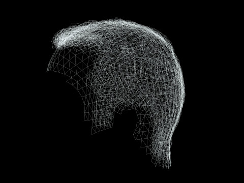 Male Hair Modello 3D
