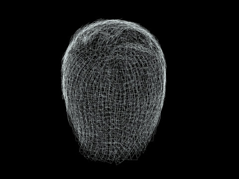 Male Hair Modello 3D