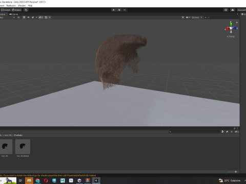 Male Hair Modello 3D