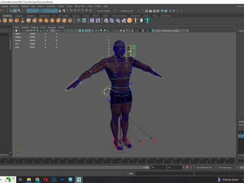 Homem afro-americano realista G1 Modelo 3D