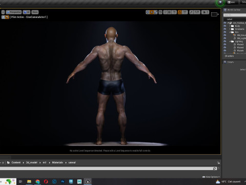 Realistic African American Man G1 3Dモデル