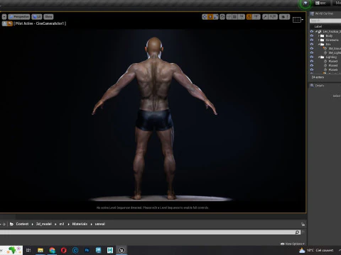 Homem afro-americano realista G1 Modelo 3D