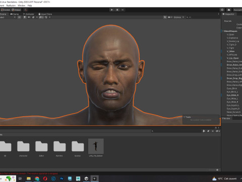 Realistic African American Man G1 3Dモデル