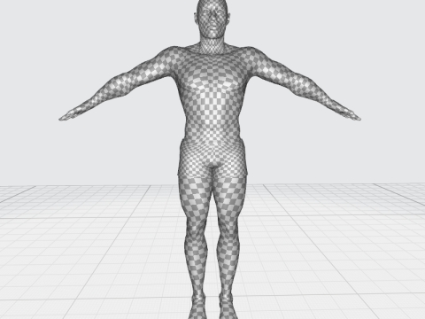 Realistic African American Man G1 3Dモデル