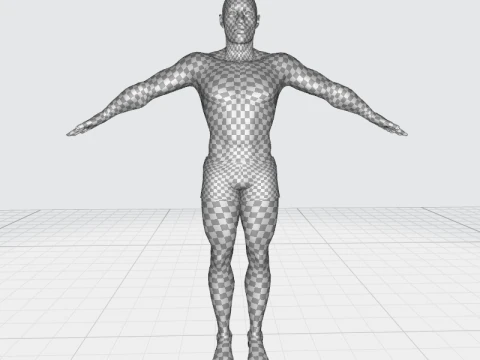 Homem afro-americano realista G1 Modelo 3D