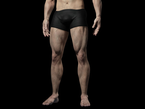 Realistic Man Modular G1 3D 모델