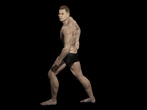 Realistic Man Modular G1 3D 모델