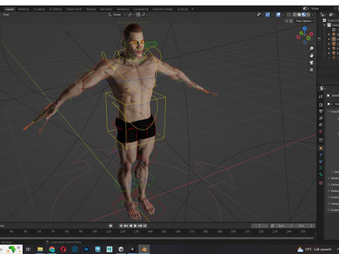 Realistic Man Modular G1 3D 모델