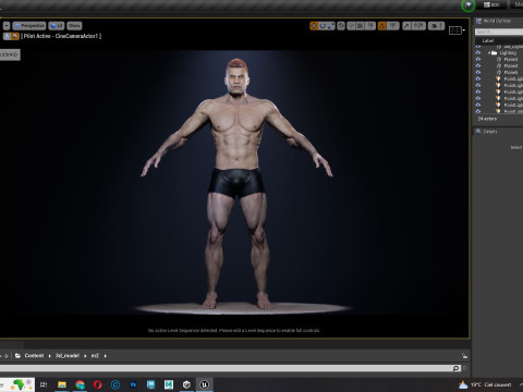 Realistic Man Modular G1 3D 모델