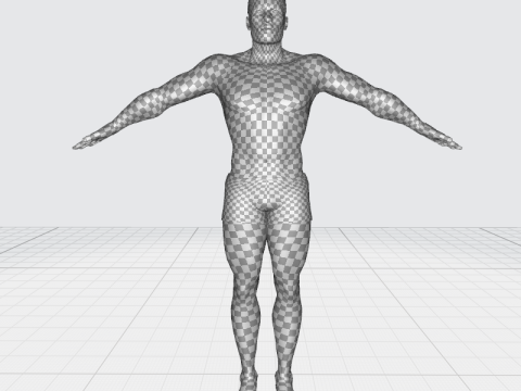 Realistic Man Modular G1 3D 모델