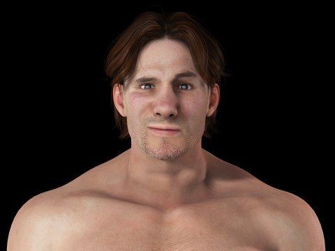 Free Male Body-low poly Free 3Dモデル