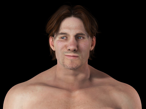 Free Male Body-low poly Free 3Dモデル