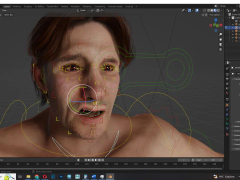Free Male Body-low poly Free 3D Model