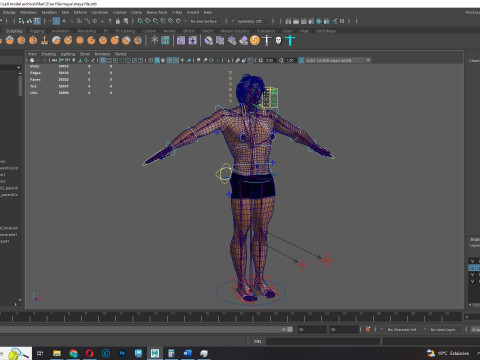Free Male Body-low poly Free 3Dモデル