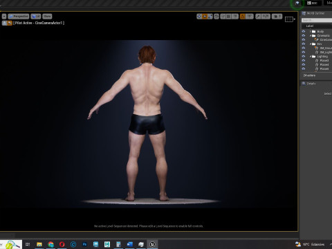 Free Male Body-low poly Free 3Dモデル