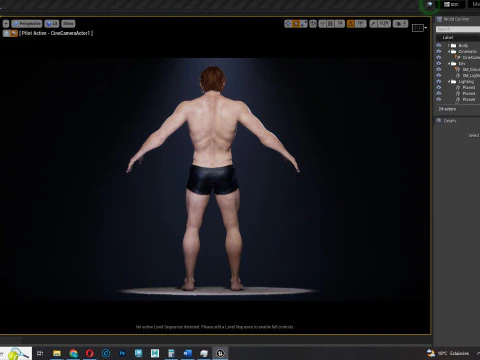 Free Male Body-low poly Free 3D Model