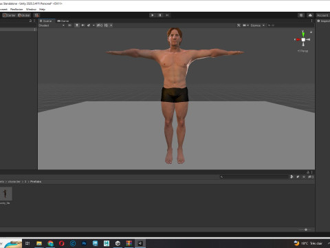 Free Male Body-low poly Free 3Dモデル