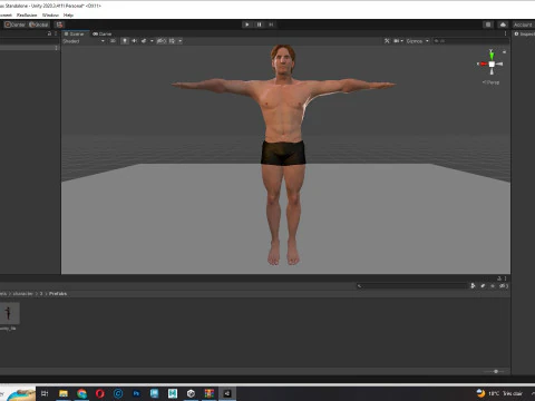 Free Male Body-low poly Free 3D Model