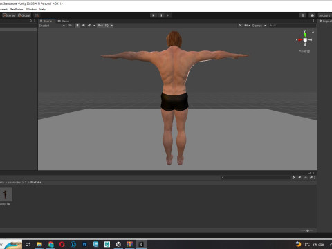Free Male Body-low poly Free 3Dモデル