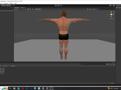 Free Male Body-low poly Free 3D Model