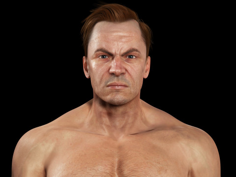 Male body G1 Model 3D