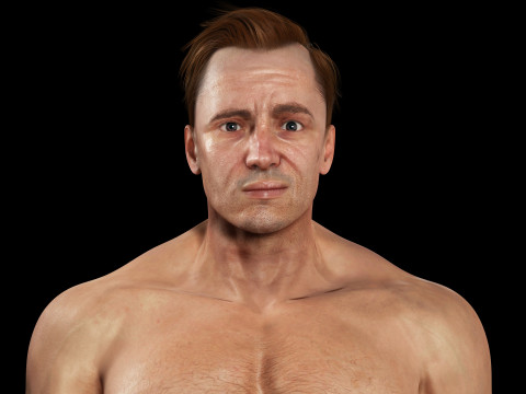 Male body G1 Model 3D