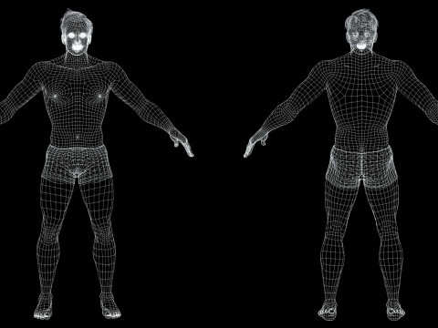 Male body G1 Model 3D
