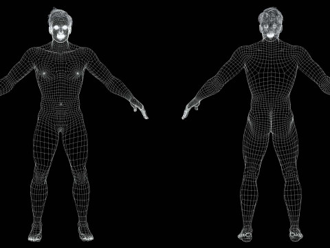 Male body G1 Model 3D