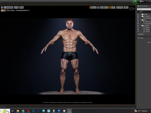 Male body G1 Model 3D