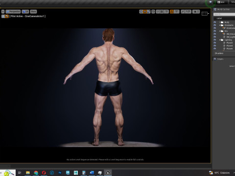 Male body G1 Model 3D