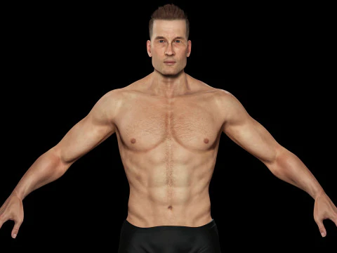 Model Basic Man G1 3D Model