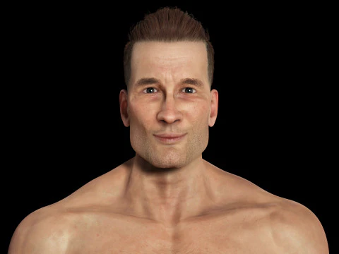 Model Basic Man G1 3D Model