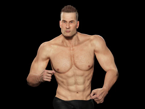 Model Basic Man G1 3D Model