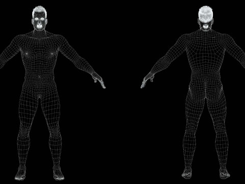 Model Basic Man G1 3Dモデル
