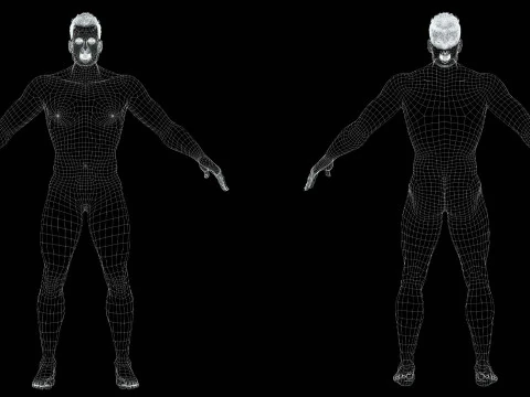 Model Basic Man G1 3D Model