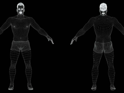 Model Basic Man G1 3D Model