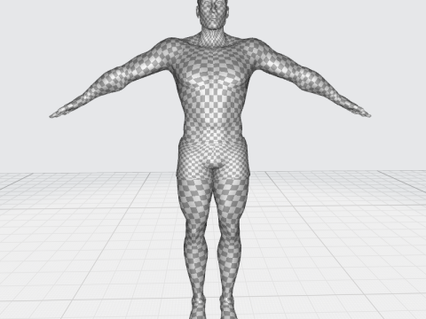 Model Basic Man G1 3Dモデル